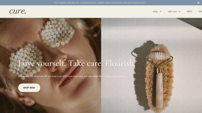 CURE. | Facial Massagers, Stone Gua Sha, Skin Care Sets, Sleep Masks