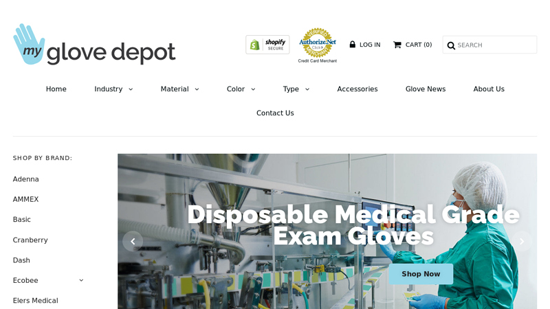 Medical Grade Gloves Chloroprene Nitrile Latex Vinyl | My Glove Depot