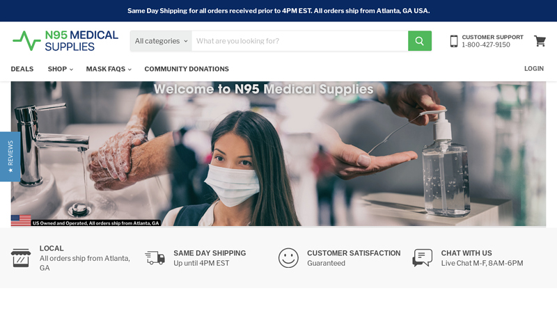 N95 Masks, KN95 Masks, Covid-19 Test Kits - N95 Medical Supplies