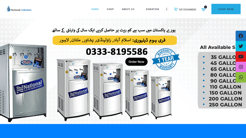 Electric Water Cooler in Rawalpindi - Gas & Electric Geyser