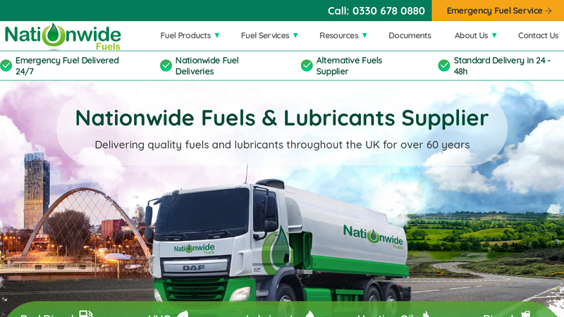 Nationwide Fuels - Fuel, Oil & Lubricant Supplier UK