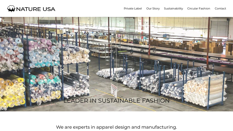 Organic Sustainable Clothing Manufacturer USA, Circular Fashion