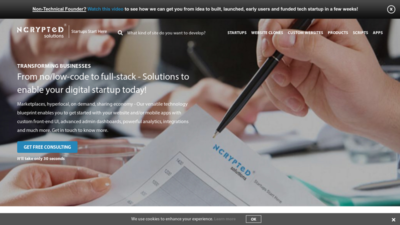 Web Development Company | Startup Enabler | NCrypted Solutions