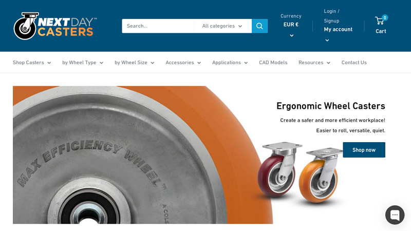 NextDay Casters - Trusted Caster Wheels Shipped Next Day