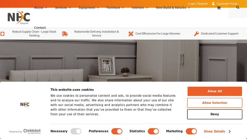 NHC Group | Care Home Fit-Out Service & Equipment Supplier in the UK