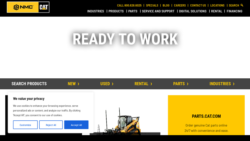 Nebraska Caterpillar Dealer - Buy & Rent Equipment | NMC Cat