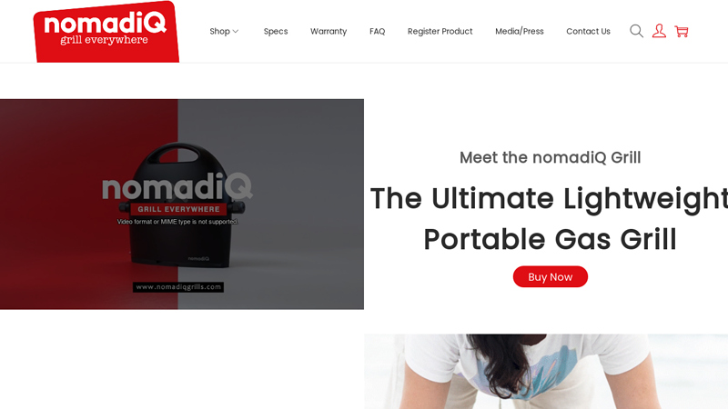 nomadiQ Grills | THE Official site for USA | The Ultimate Portable Gas Grill