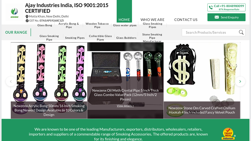 Smoking Pipes,Brass Hookah,Bone Jewellery,Wooden Smoking Pipes,India