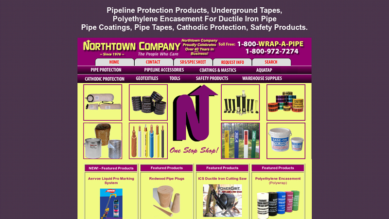 Pipeline Protection Products, Polyethylene Encasement, Underground Tapes, Pipe Coatings, Pipe Tapes