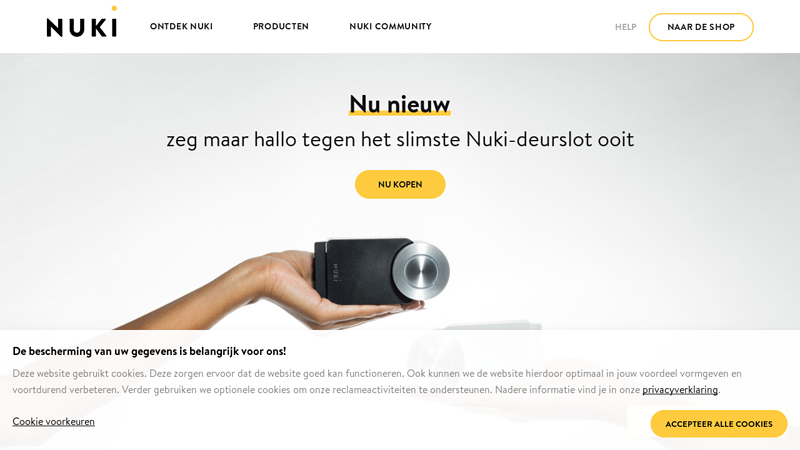Nuki Smart Lock - Keyless electronic door lock for smart access