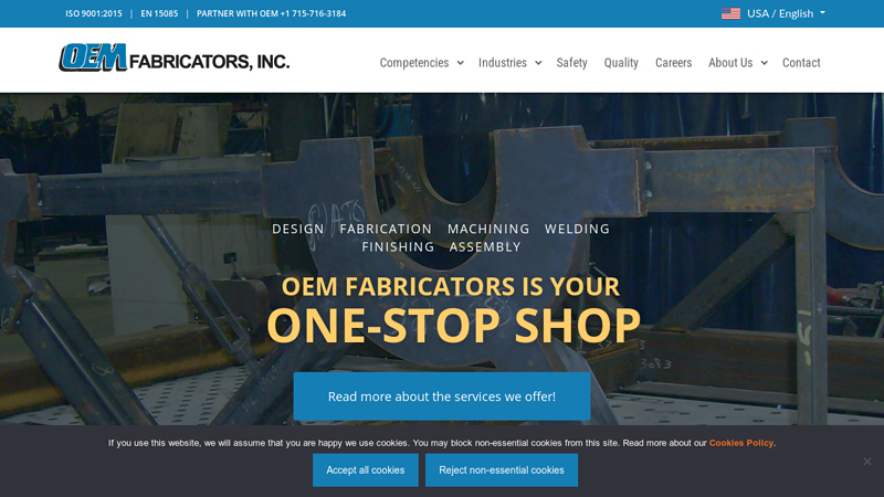 Home - OEM Fabricators, Inc US