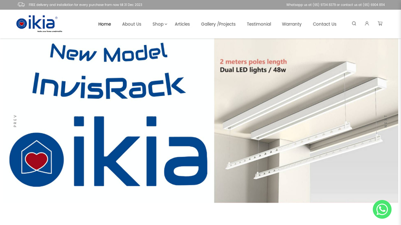Top-Rated Automatic Laundry Hanger System In SG | Drying Rack