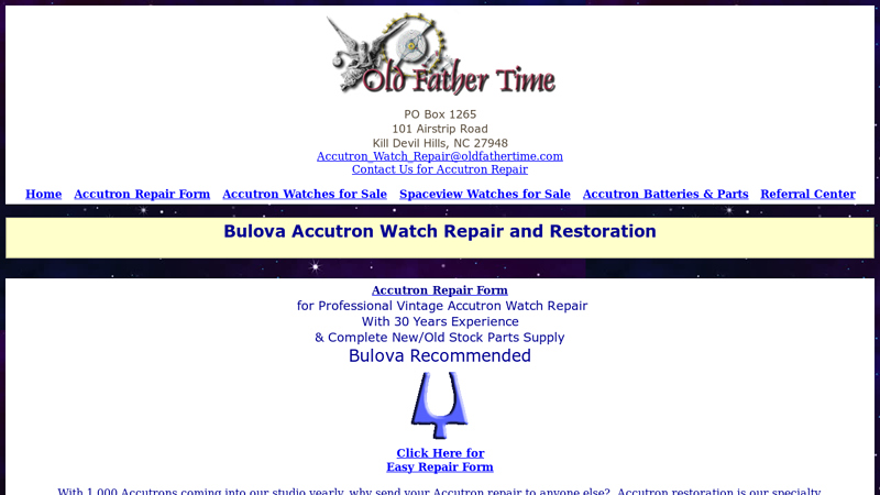 Accutron Watch Repair PROFESSIONAL BULOVA WATCHMAKERS-30 YEARS