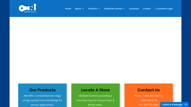 One-Stop Shop for Hose and Fittings - Omni Services