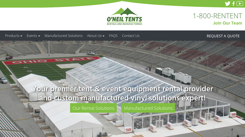 Wedding, Event & Party Rentals and Tent Manufacturer | O
