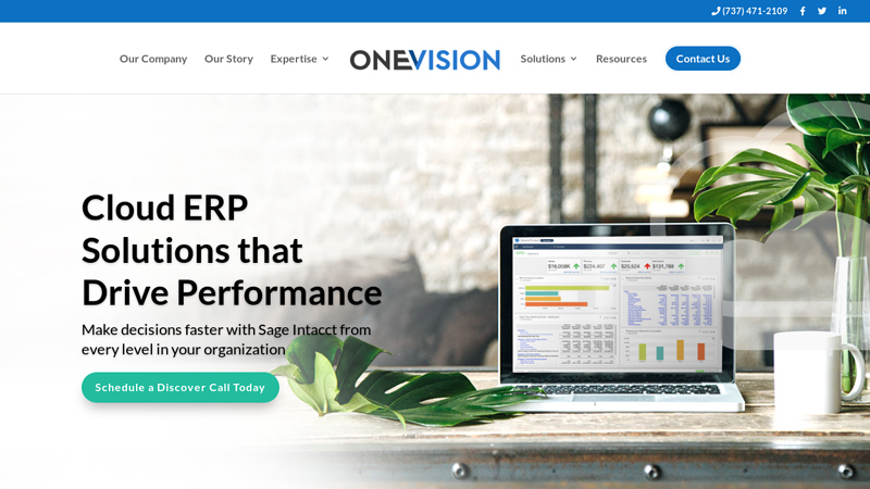 ERP, CRM, Project Management, Cloud Technology Solutions | One Vision Solutions