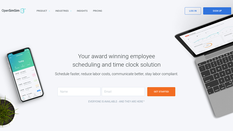 OpenSimSim | Employee Scheduling and Time Tracking