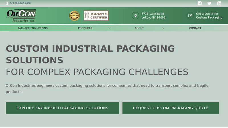 Custom Industrial Packaging | OrCon Industries
