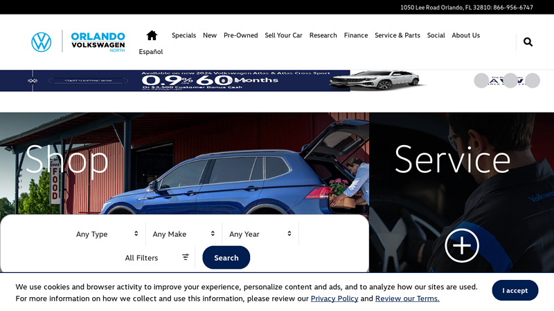 Orlando Volkswagen Dealership | New & Used Vehicles | near Altamonte Springs FL