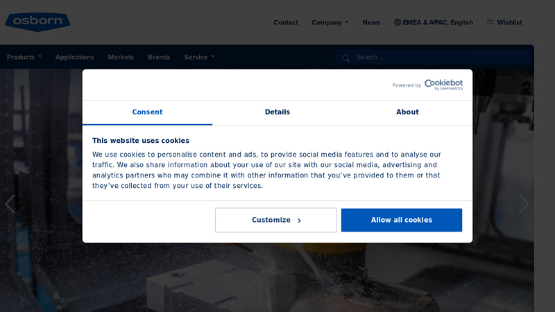 Solutions for surface finishing C Osborn GmbH