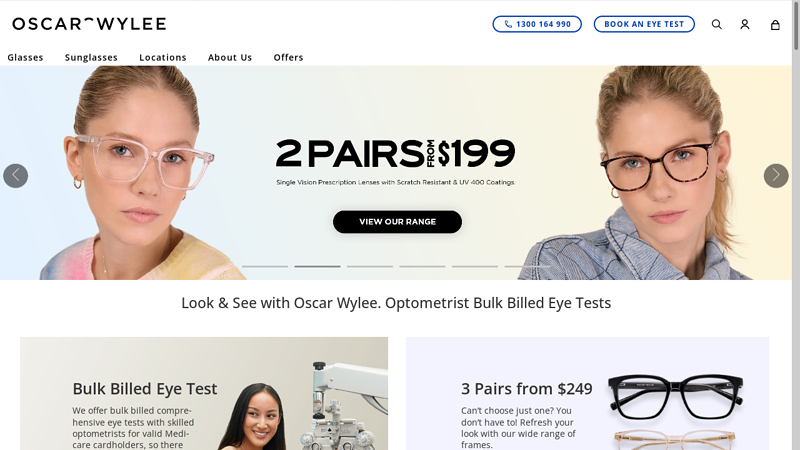 Look & See with Oscar Wylee. Glasses, Sunglasses and Optometrists