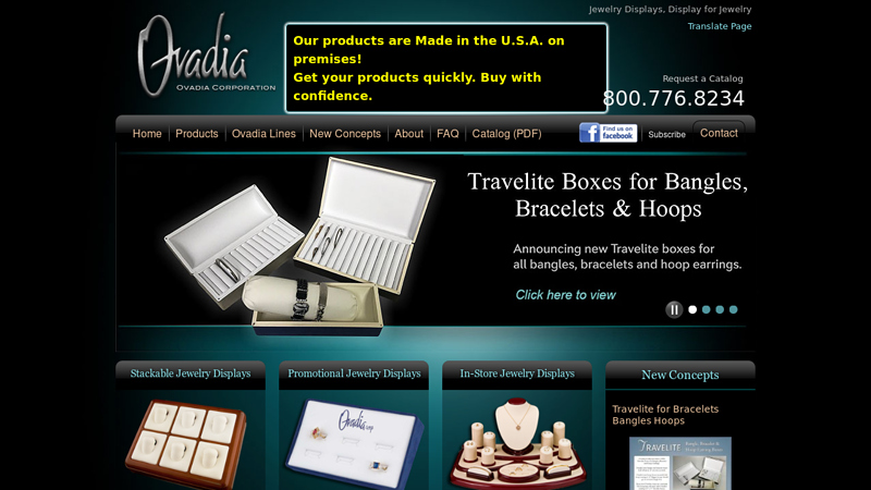 Jewelry Displays, Displays for Jewelry :: Ovadia Corporation