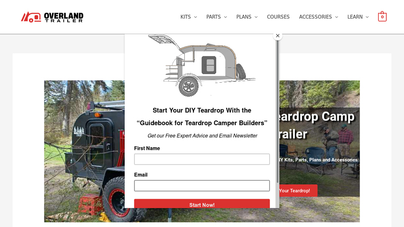 Overland Teardrop Trailer - Build Your Own Teardrop Travel Camper
