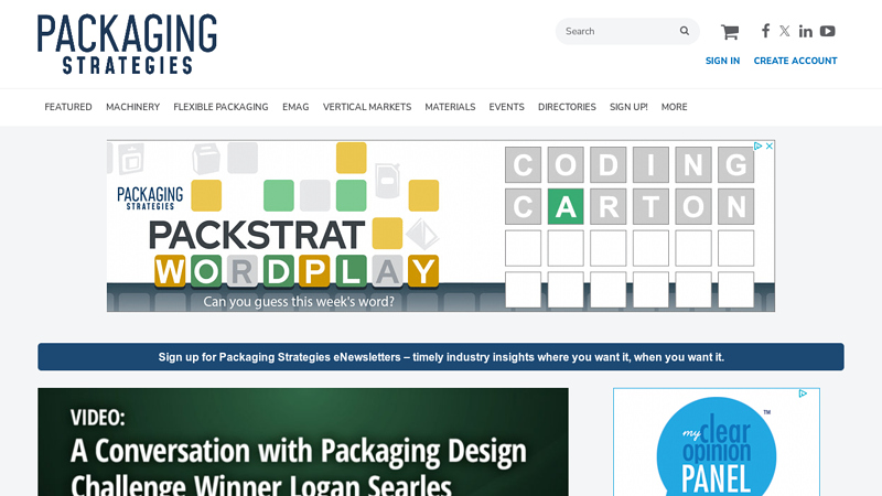 Packaging Strategies | Food and beverage market trends & solutions