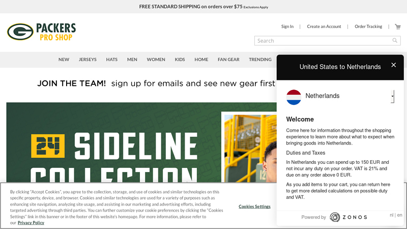Packers Pro Shop - The Official Retail Store of the Green Bay Packers