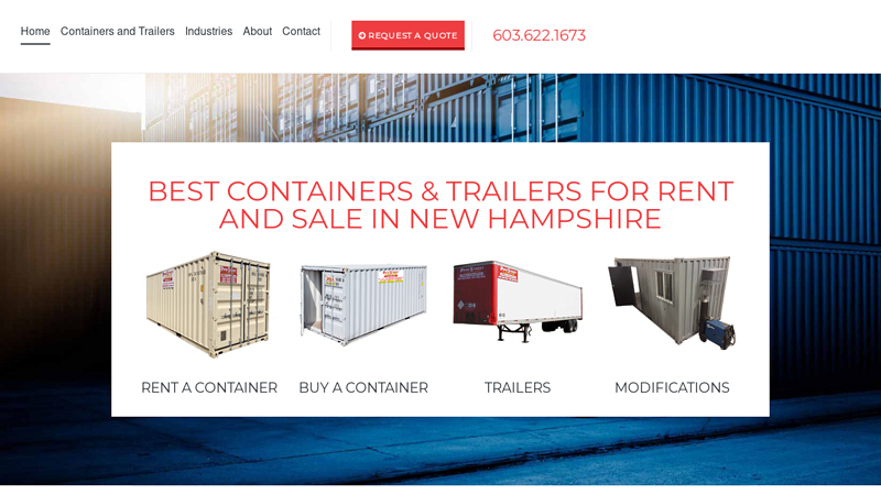 Storage Containers & Trailers for Sale & Rent | Page St.