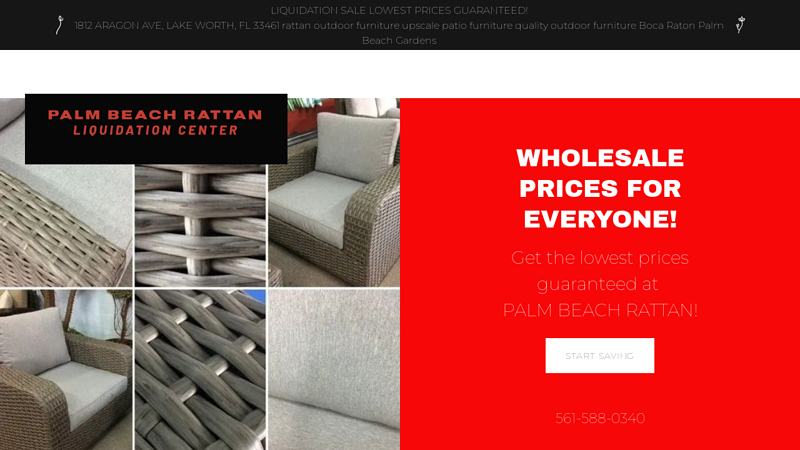 Wholesale Liquidation Outdoor Furniture | Palm Beach Rattan