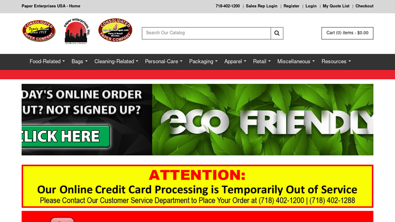 Home - Wholesale Distributor of Food service, Sanitary, Janitorial and Personal Care Products at paperenterprisesusa.com