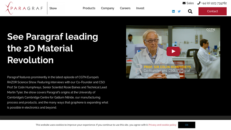 Paragraf - Graphene-based electronic devices