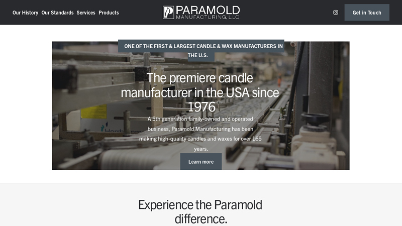 Paramold | The Premier Candle Manufacturer since 1852