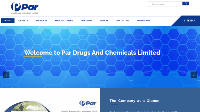 Welcome to Par Drugs And Chemicals Limited - Manufacturer & Exporter of Magnesium Salts, Aluminum Salts, Blended, Amorphous, Silicates, Precipitated Silica