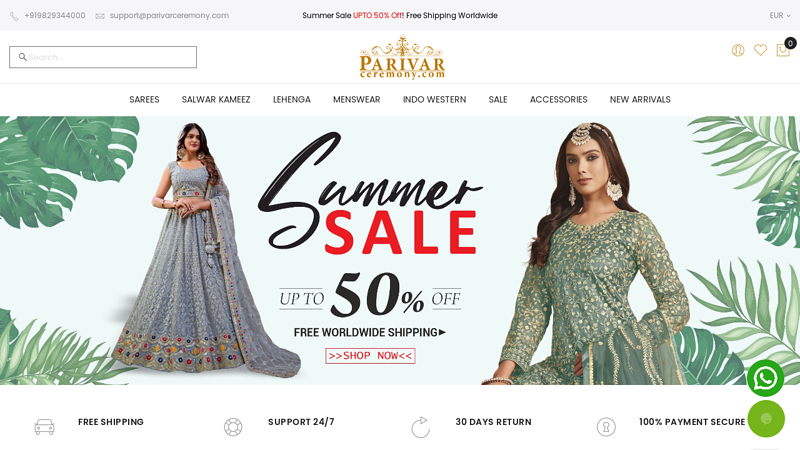Indian Wedding Dresses - Buy Indian Wedding Clothing & Guest Outfits USA