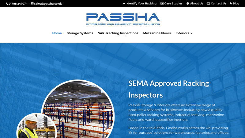 Passha - New & Used Racking | Warehouse Solutions & Inspections
