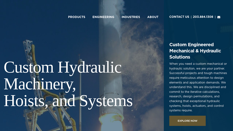 Custom Hydraulic Machinery and Hoists | Passion Engineering