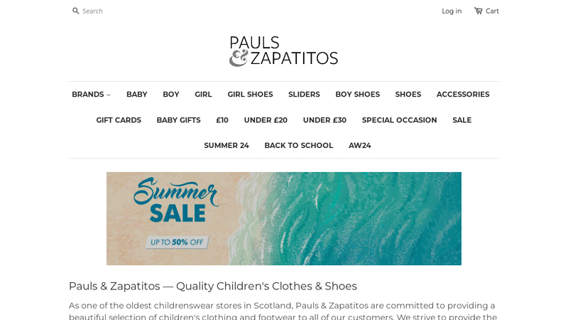 Pauls & Zapatitos | Quality Children