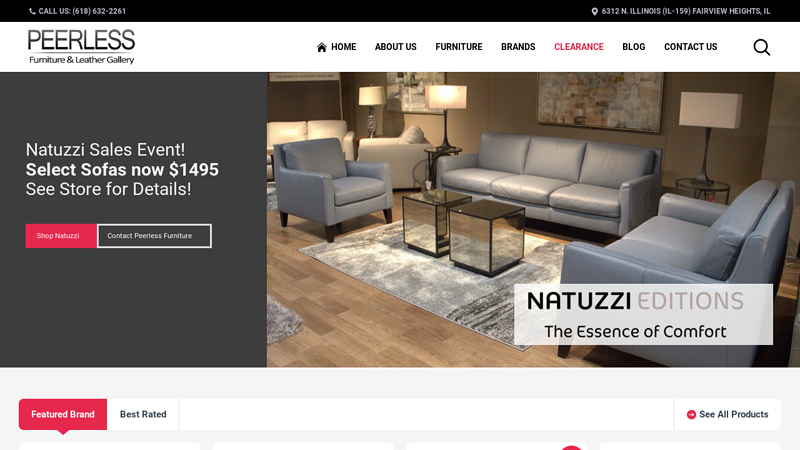 Leather Furniture Stores St Louis | Peerless Furniture Fairview Heights