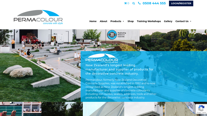 Permacolour: Oxides, Sealers, Additives and Tools for decorative concrete