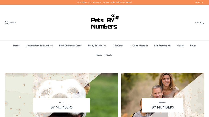 Custom Paint By Number Dog - Pet Photo- Paint By Number C Pets By Numbers