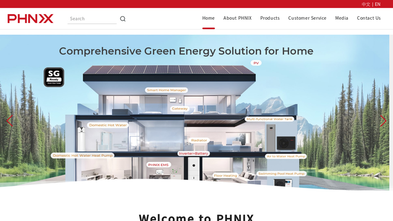 China Heat Pump Manufacturer | Air Source Heat Pump | House Heating Heat Pump | Swimming Pool Heat Pump | PHNIX