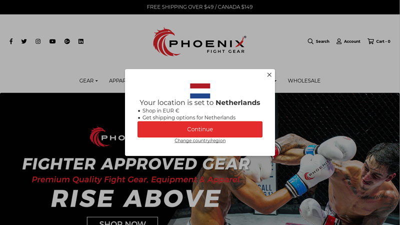 Phoenix Fight Gear, BJJ MMA Gi