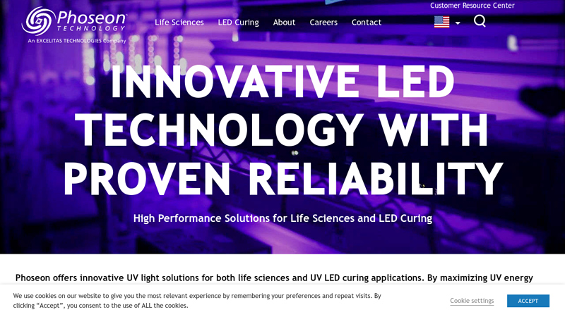 Innovative UV LED Solutions - Phoseon Technology