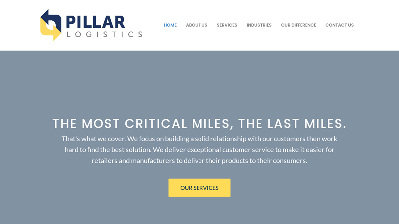 Last Mile Logistics Services | Pillar Logistics