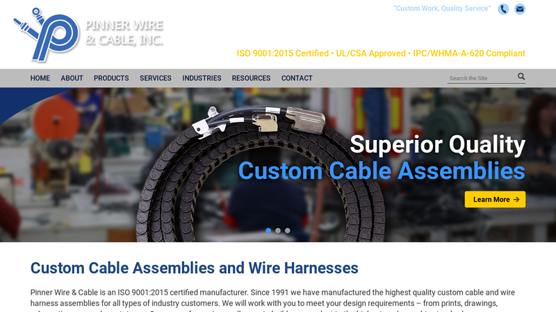 Custom Cable Assemblies Manufacturer | Wire Harnesses | Garland, TX