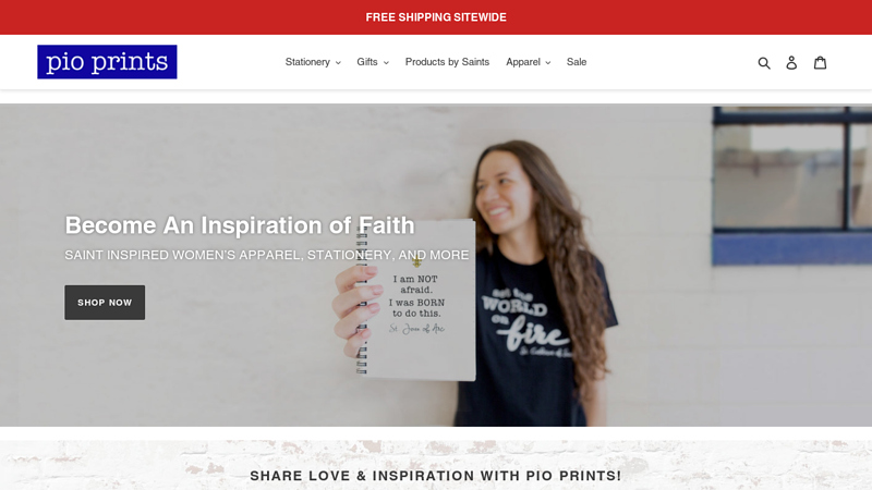 Contemporary Catholic Greeting Cards & Gifts C Pio Prints