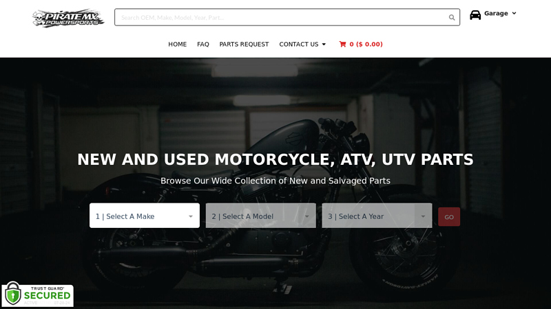 Pirate MX Powersports Used ATV, Motorcycle and SxS Side by Side Parts
