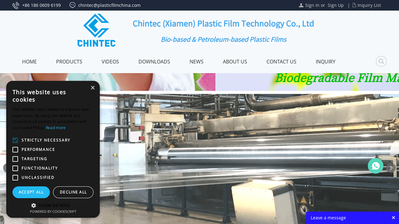 Plasticfilmchina.com: Biodegradable Film, Compostable Film, Bio-based Film, Petroleum-based Bioplastic Films Manufacturer & Supplier from China